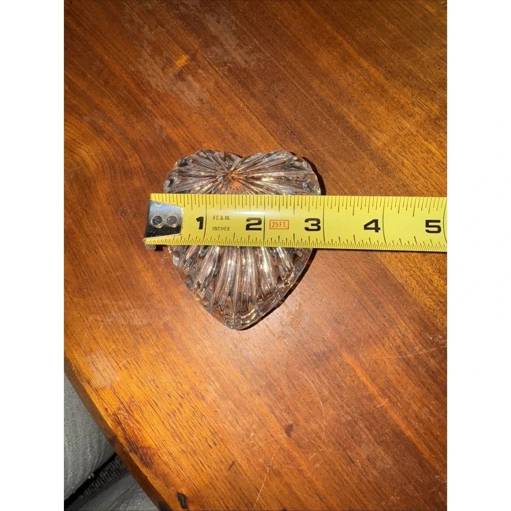 Vintage‎ ZEJEKAR Crystal Heart Shaped Trinket or Jewelry Box - NEW SS000